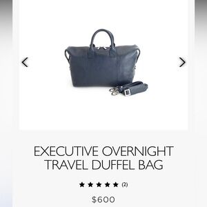 ROYCE New York Navy Duffel